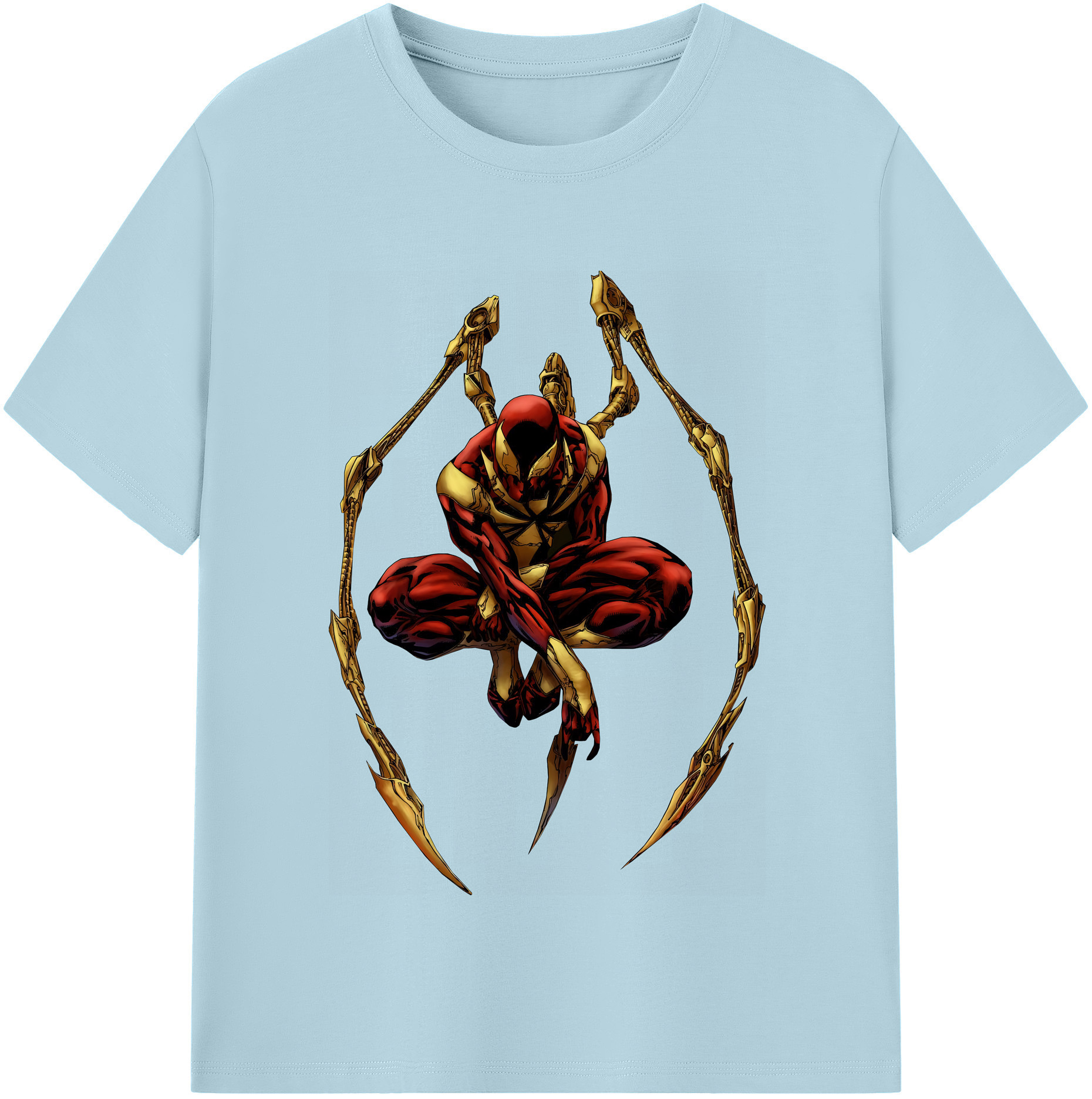 （画像用） Spider Man スパイダーマン 綿100％半袖Tシャツ（フロントプリント）